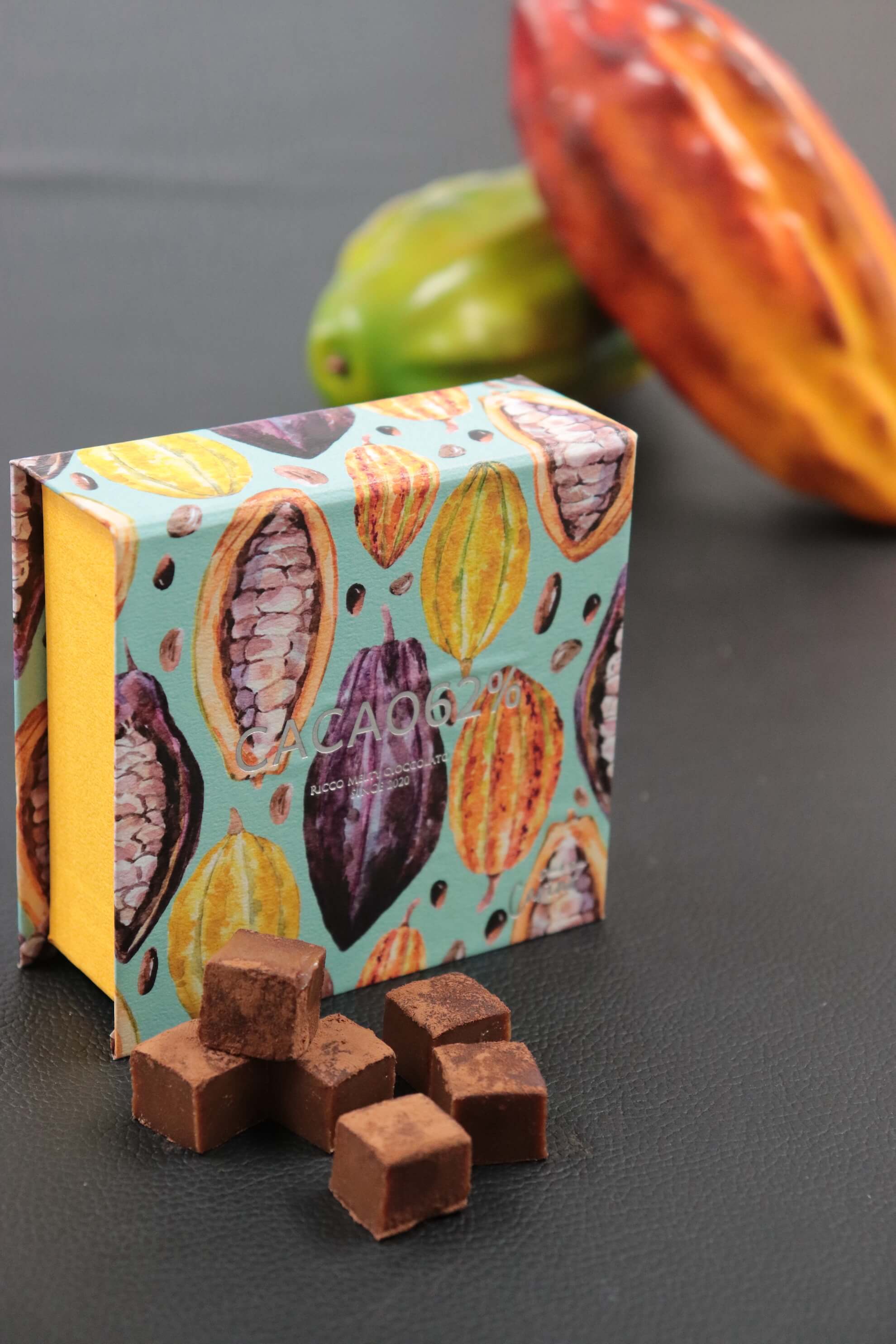 チョコ 生チョコレート カカオ62％ – Dolce di Rocca Carino